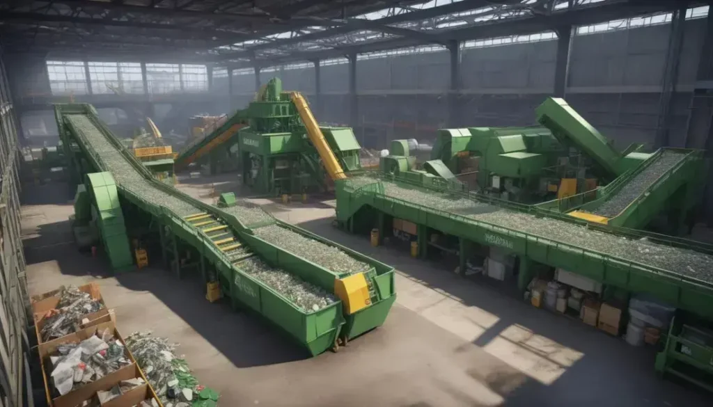 Eine neue Recycling-Anlage wirkt sich auf die deutsche Industrie aus
