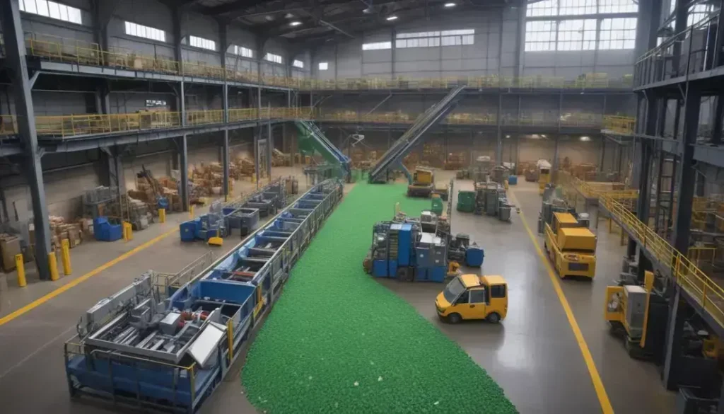Recycling Investitionen beeinflussen die deutsche Industrie